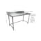 Bk Resources Stainless Steel Work Table W/Open Base, Plastic Feet 5 Riser 60"Wx30"D SVTR5OB-6030 - alternate 2